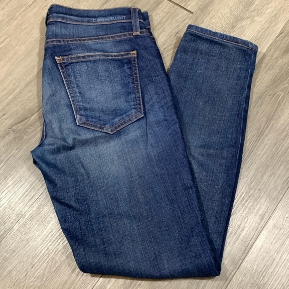 Current Elliott “The Ankle Skinny Del Real” Medium Wash Jeans size 27 - Picture 1 of 9